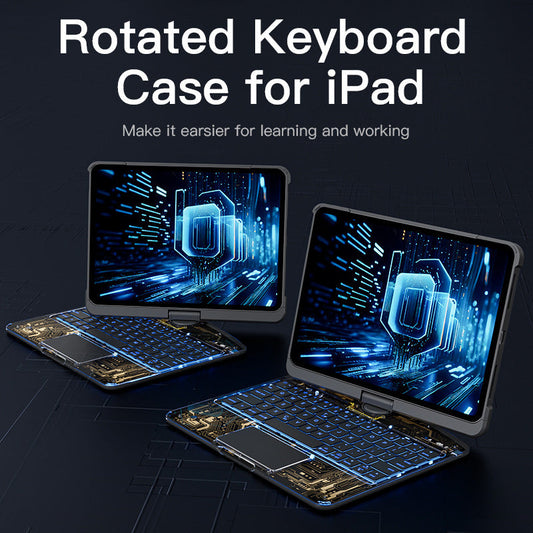 Transparent iPad keyboard case compared with Apple Magic Keyboard
